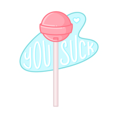 unhappy hippy - sucker sticker icon